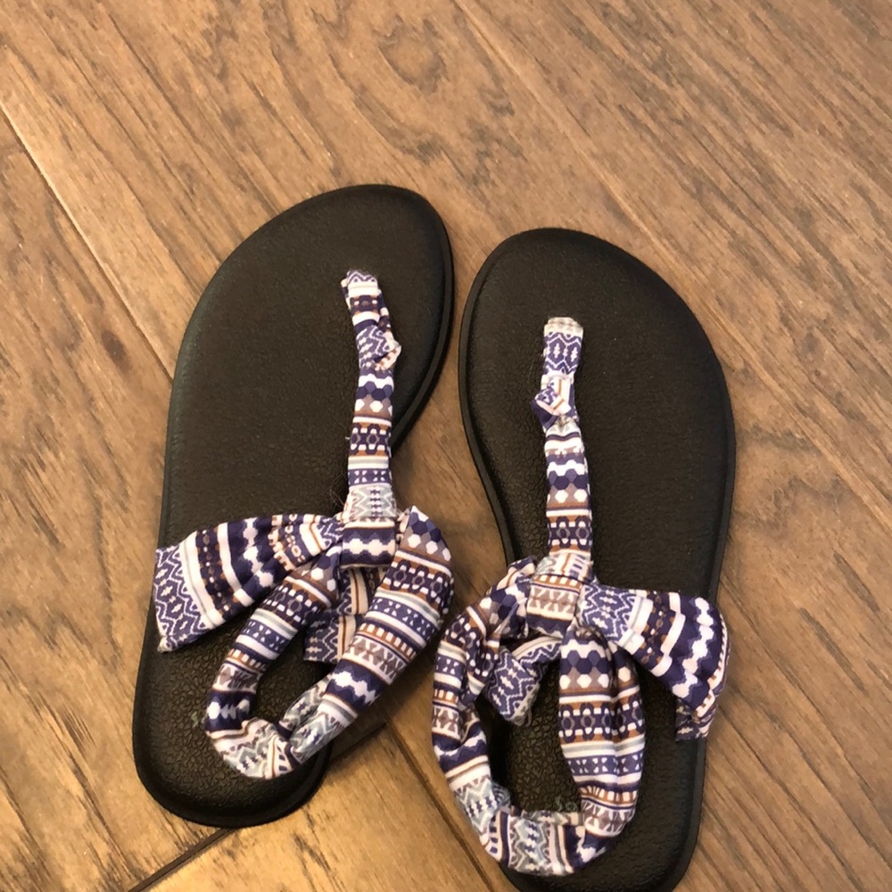 Sanuk shoes.